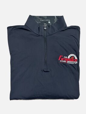 Greyson Tate Mockneck Quarter-Zip Pullover Men's XL Black Golf Performance Top